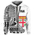 Custom Fiji Hoodie Masi Tapa Patterns White Style LT6 - Polynesian Pride