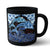 Hawaii Dolphin Couple Valentine's Hibiscus Mug - Tender Style - AH Mug 11oz Black - Polynesian Pride