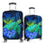 Hawaii Turtle Hibiscus Polynesian Luggage Covers - Jade Stone - AH Blue - Polynesian Pride