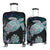 Hawaii Turtle Corals Shell Background Luggage Covers - AH Black - Polynesian Pride