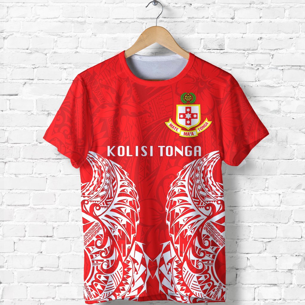 Kolisi Tonga T Shirt Mate Maa Tonga 02 Unisex Red - Polynesian Pride