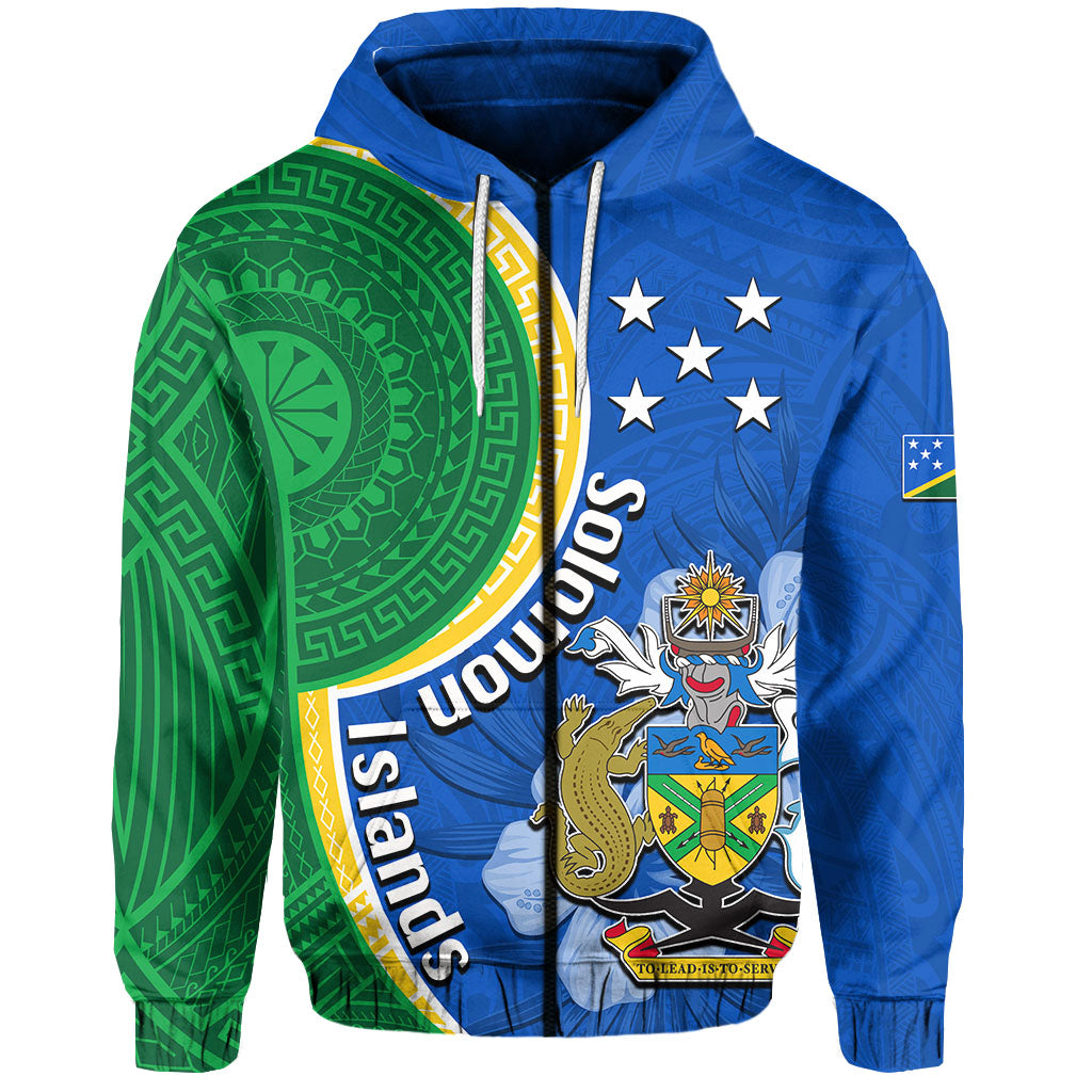 Custom Solomon Islands Polynesian Tattoo Hoodie LT6 - Polynesian Pride