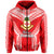 Custom Kolisi Tonga Zip Hoodie Red Style LT6 Unisex Red - Polynesian Pride