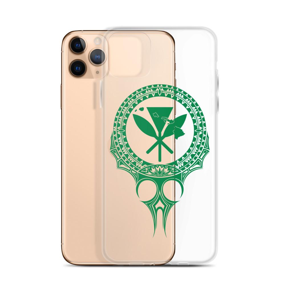 Kanaka Maoli Iphone Case The Eyes Green AH iPhone 11 Pro Max Phone Case Green - Polynesian Pride