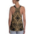 Polynesian Plumeria Mix Gold Black Hawaii Women's Racerback Tank Top - Polynesian Pride