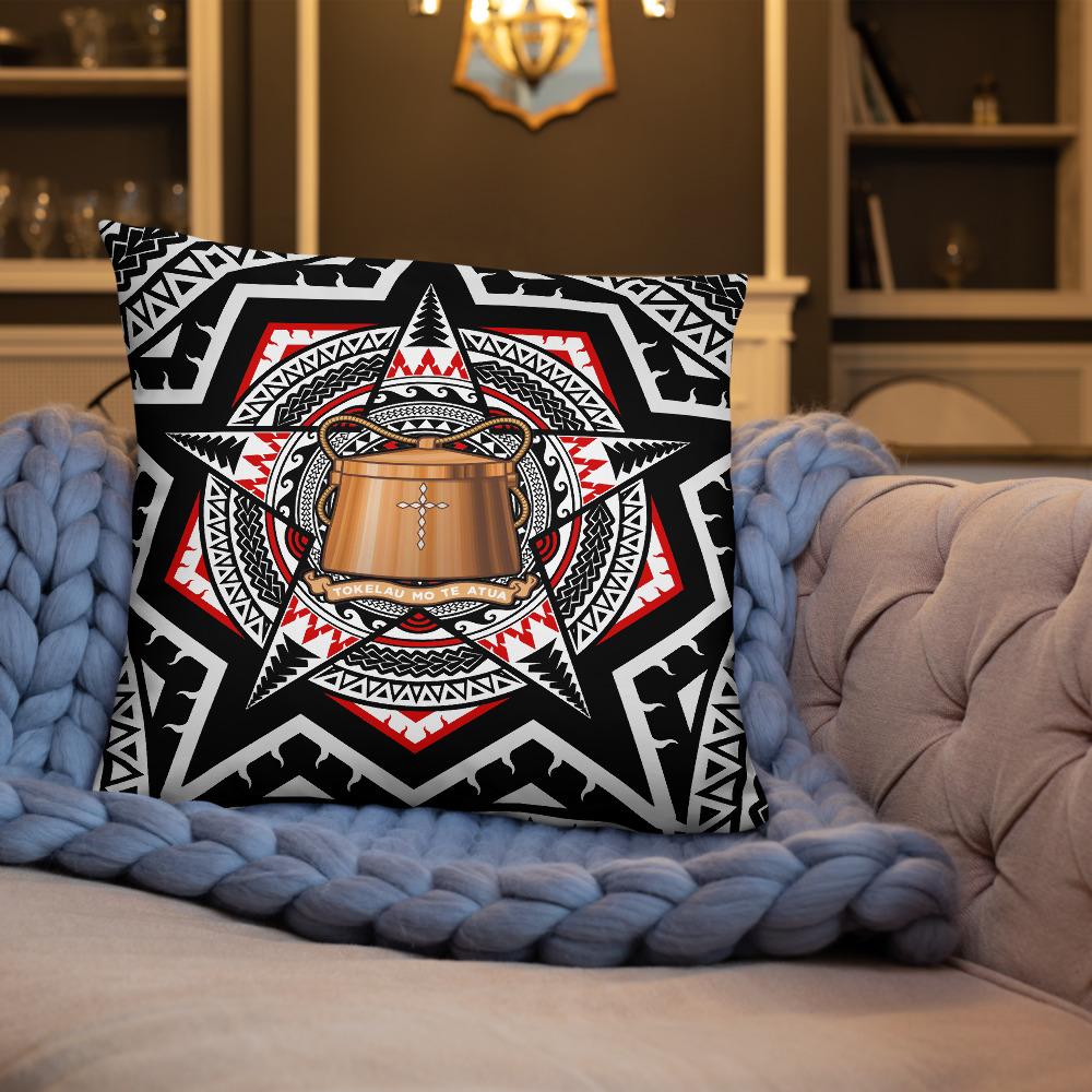 Tokelau Pillow - Mandala Star Patterns - Polynesian Pride