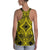 Polynesian Plumeria Mix Yellow Black Hawaii Women's Racerback Tank Top - Polynesian Pride