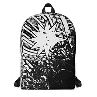 Nauru Polynesian Backpack - Broken Mirror WHITE - Polynesian Pride
