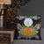 Palau Pillow - Coat Of Arms With Tropical Flowers - Polynesian Pride