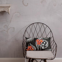 Kosrae Micronesian Pillow - White Plumeria - Polynesian Pride