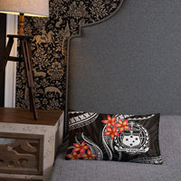 Samoa Polynesian Pillow - White Plumeria - Polynesian Pride