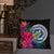 Northern Mariana Islands Polynesian Basic Pillow - Tropical Bouquet - Polynesian Pride