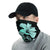 Hawaiian Bandana - Hibiscus Plumeria Mix Polynesian Turtle Turquoise Neck Gaiter - Polynesian Pride