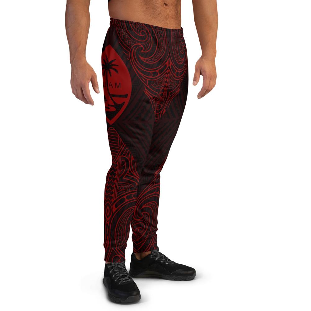 Guam Sweatpant - Polynesian Patterns Red Color - Polynesian Pride