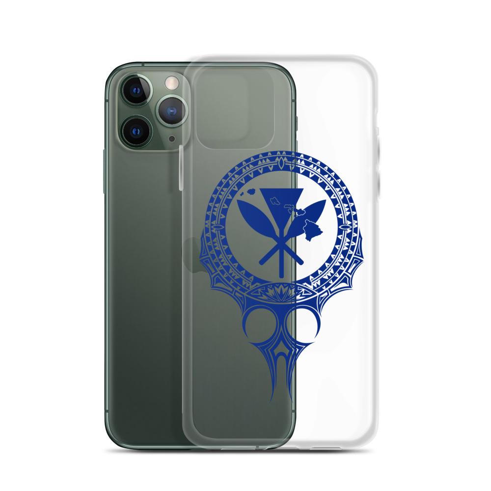 Kanaka Maoli Iphone Case The Eyes Blue AH iPhone 11 Pro Phone Case Blue - Polynesian Pride