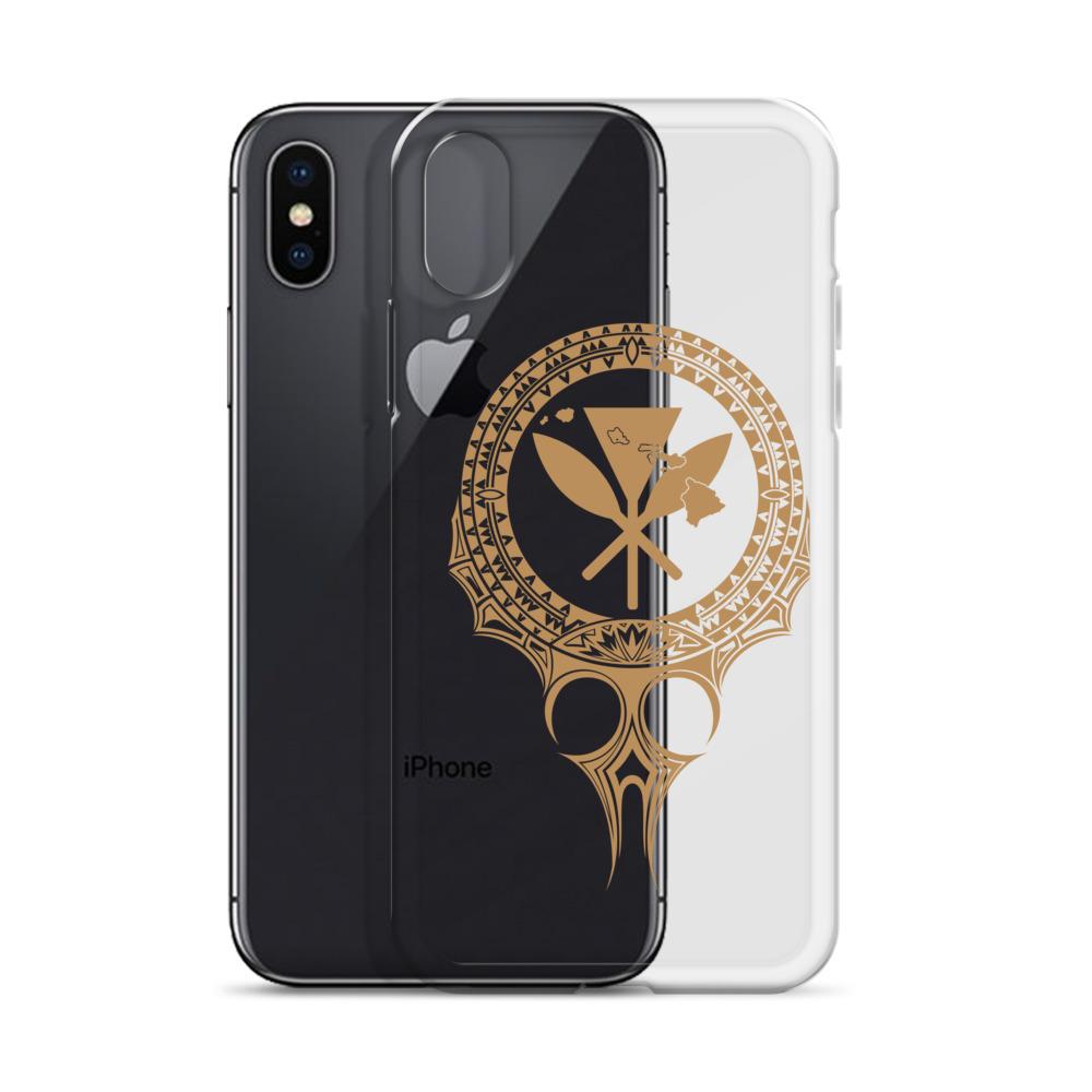Kanaka Maoli Iphone Case The Eyes Gold AH iPhone X/XS Phone Case Gold - Polynesian Pride