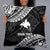 Papua New Guinea Custom Personalised Polynesian Pillow - Black Seal Pillow 22×22 Black - Polynesian Pride