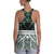 Hawaii Summer Palm Tree Polynesian Kanaka Women's Racerback Tank - Polynesian Pride