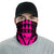 Hawaii Kanaka Map Kakau Neck Gaiter - Pink One Size Pink - Polynesian Pride