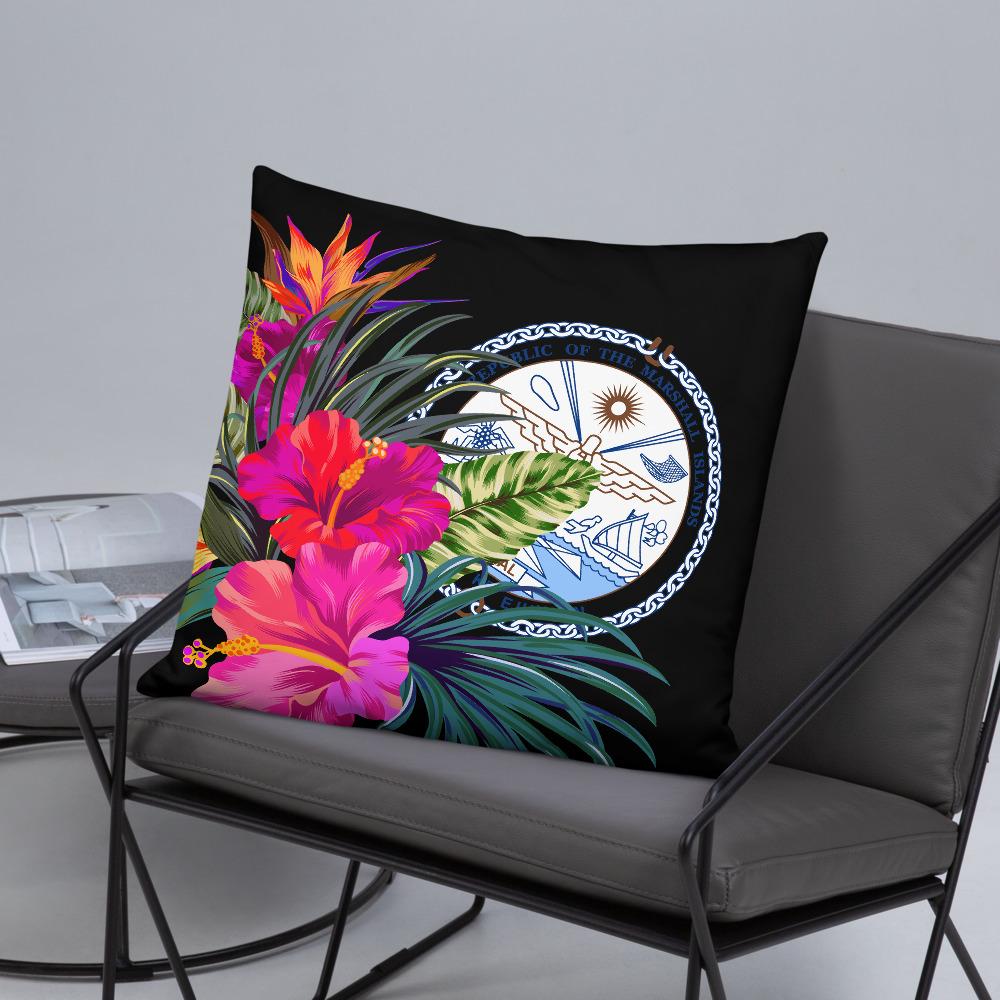 Marshall Islands Polynesian Basic Pillow - Tropical Bouquet - Polynesian Pride