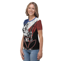 Hawaii Kanaka Cover Kakau Polynesian King Womens T Shirt - Polynesian Pride