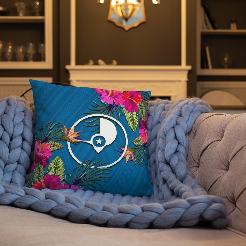 Yap Polynesian Pillow - Hibiscus Surround - Polynesian Pride