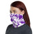 Traditional Hibiscus Purple Unisex Neck Gaiter - Polynesian Pride