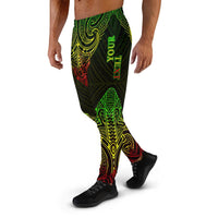 Tonga Custom Sweatpant - Polynesian Patterns Reggae Color - Polynesian Pride