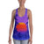 Hawaii Summer Kanaka Women's Racerback Tank Purple - Polynesian Pride