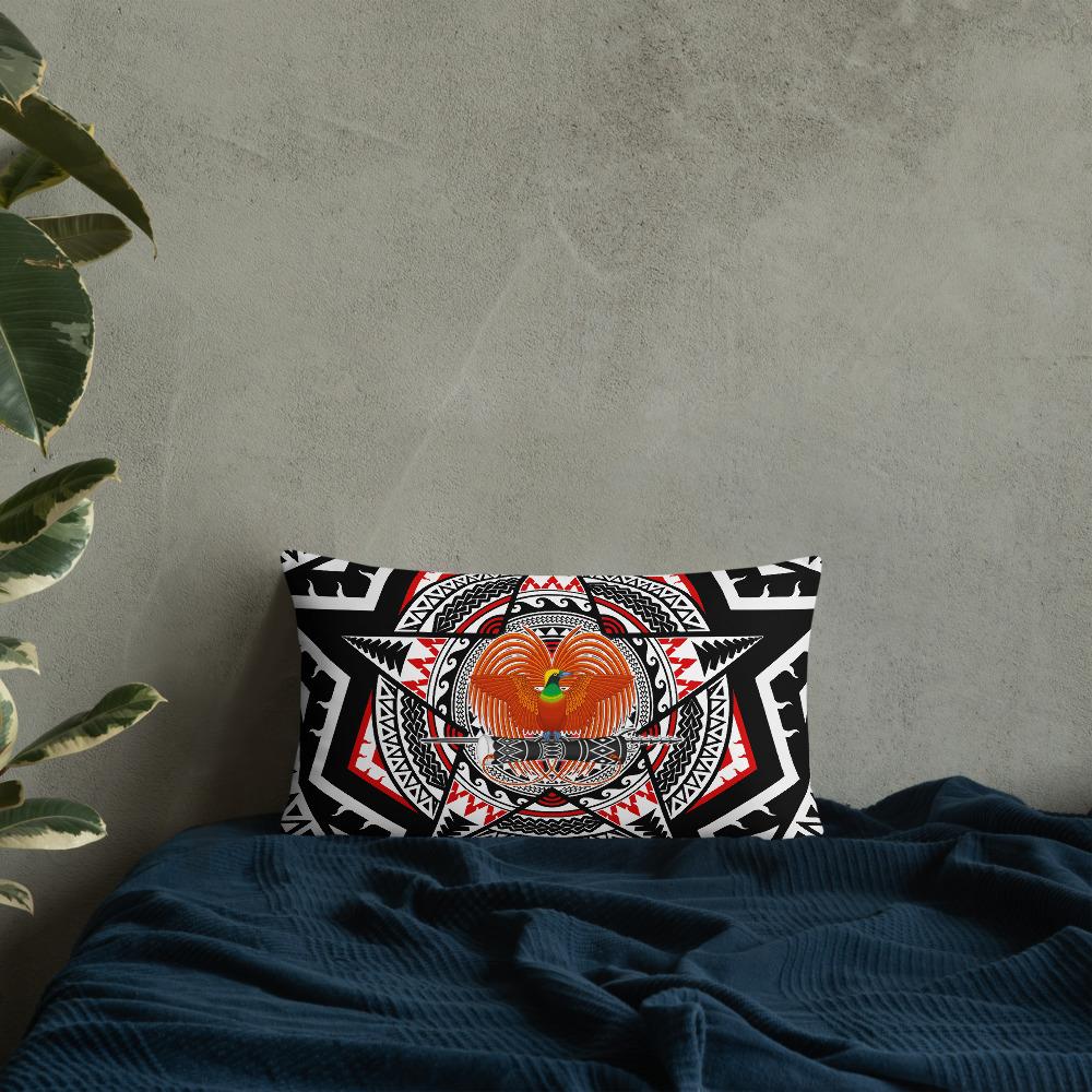 Papua New Guinea Pillow - Mandala Star Patterns - Polynesian Pride