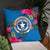 Northern Mariana Islands Polynesian Pillow - Hibiscus Surround - Polynesian Pride