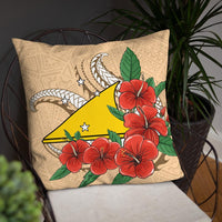 Tokelau Polynesian Pillow - Hibiscus Coat of Arm - Polynesian Pride