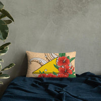 Tokelau Polynesian Pillow - Hibiscus Coat of Arm - Polynesian Pride