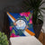 Marshall Islands Polynesian Pillow - Hibiscus Surround - Polynesian Pride