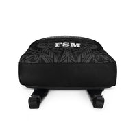 Federated States of Micronesia Backpack - White Tribal Pattern - Polynesian Pride