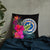 Northern Mariana Islands Polynesian Basic Pillow - Tropical Bouquet - Polynesian Pride