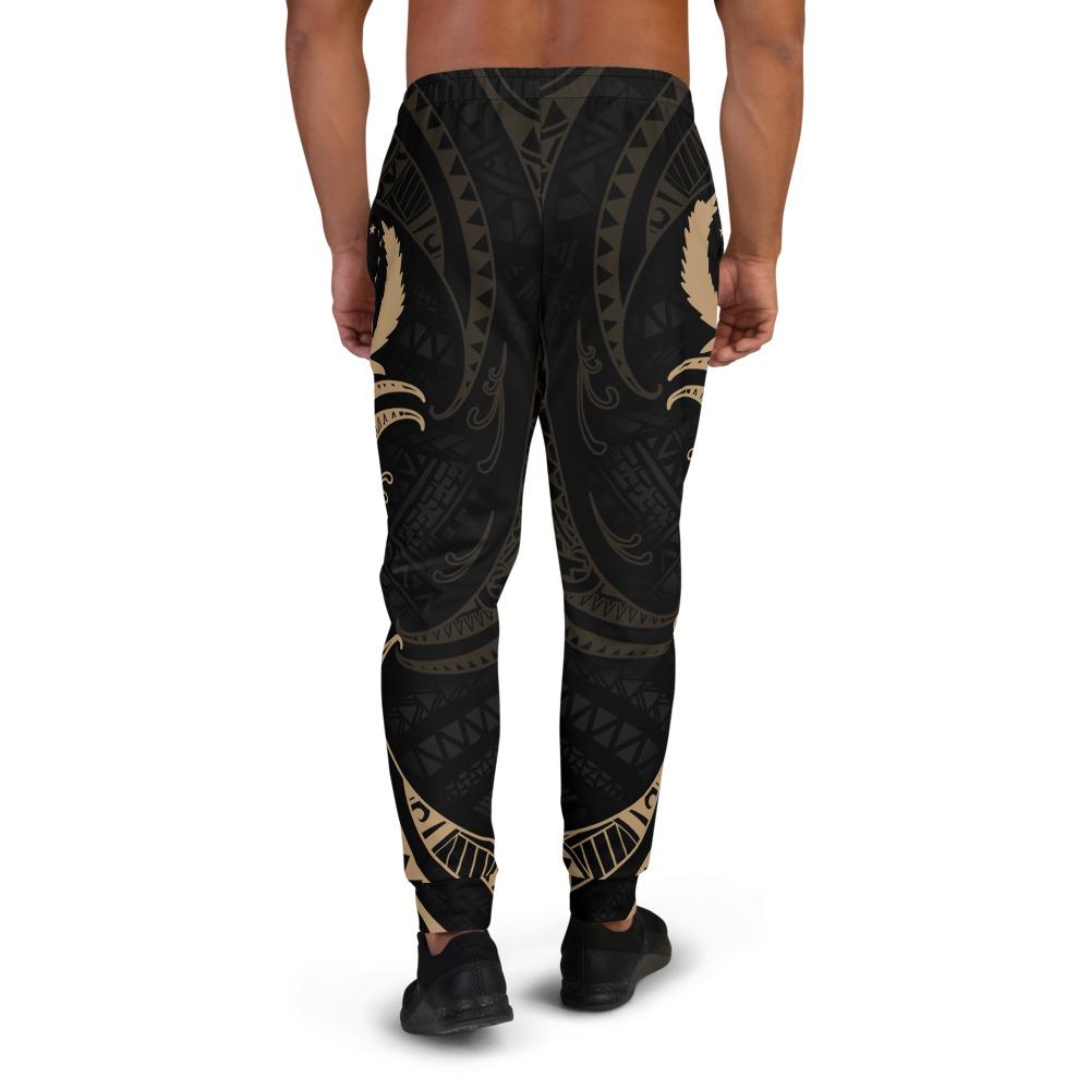 Pohnpei Micronesia Sweatpant - Gold Tribal Wave - Polynesian Pride