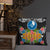 Yap State Pillow - Coat Of Arms With Tropical Flowers - Polynesian Pride