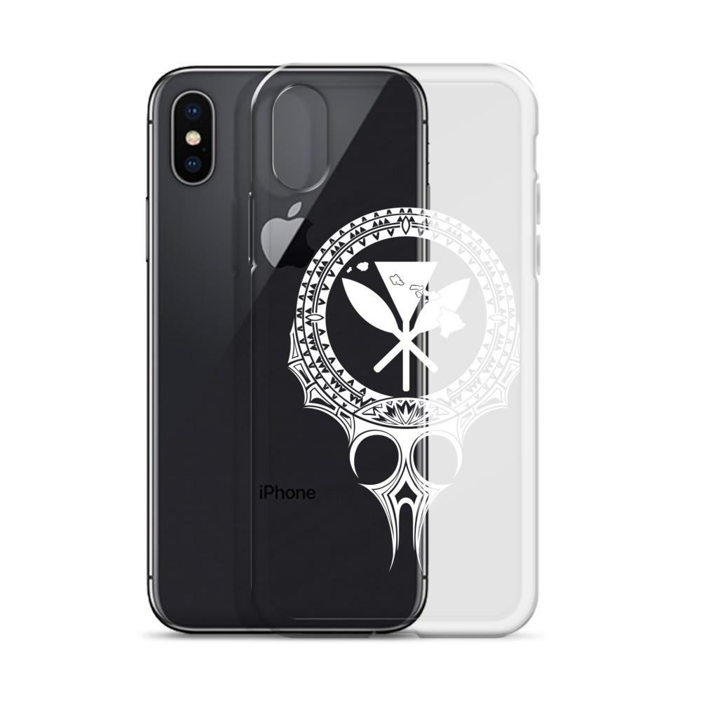 Kanaka Maoli Iphone Case The Eyes White AH iPhone X/XS Phone Case White - Polynesian Pride