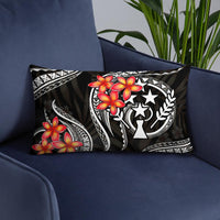 Kosrae Micronesian Pillow - White Plumeria - Polynesian Pride