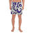 Polynesian Maori Ethnic Ornament Violet Men's Athletic Long Shorts Art - Polynesian Pride