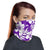 Traditional Hibiscus Purple Unisex Neck Gaiter - Polynesian Pride