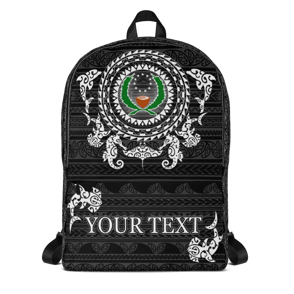 Pohnpei State Backpack - Custom Ocean Animals Unisex - Polynesian Pride