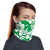 Traditional Hibiscus Green Unisex Neck Gaiter - Polynesian Pride