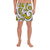 Polynesian Maori Ethnic Ornament Yellow Men's Athletic Long Shorts Art - Polynesian Pride