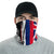 Hawaii King Flag Neck Gaiter One Size Black - Polynesian Pride