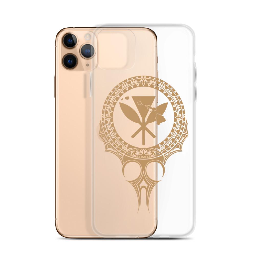 Kanaka Maoli Iphone Case The Eyes Gold AH iPhone 11 Pro Max Phone Case Gold - Polynesian Pride