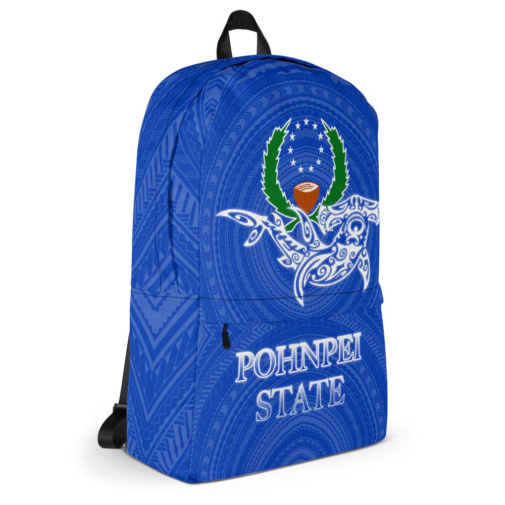 Pohnpei Backpack - Shark With Coat Of Arms - Polynesian Pride