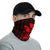 Hawaii King Kanaka Kakau Neck Gaiter - Red - Polynesian Pride