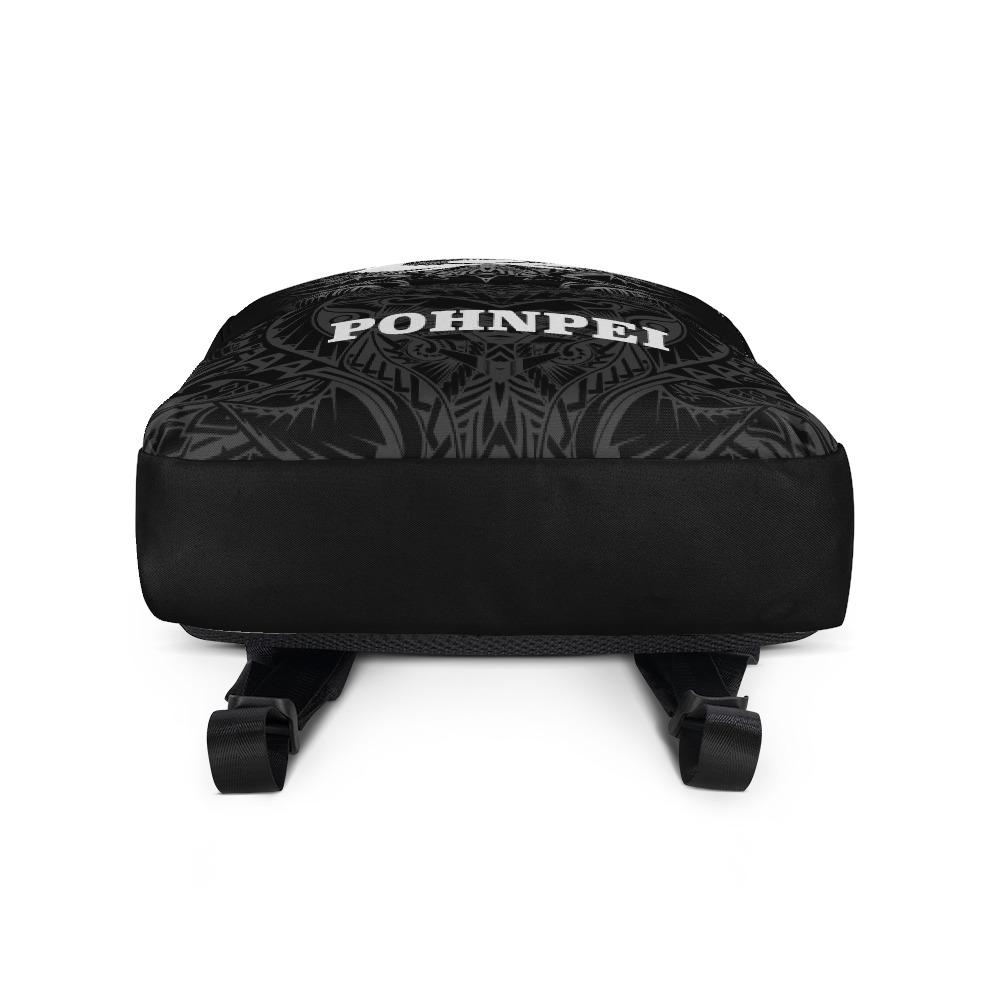 Pohnpei Micronesia Backpack - White Tribal Pattern - Polynesian Pride